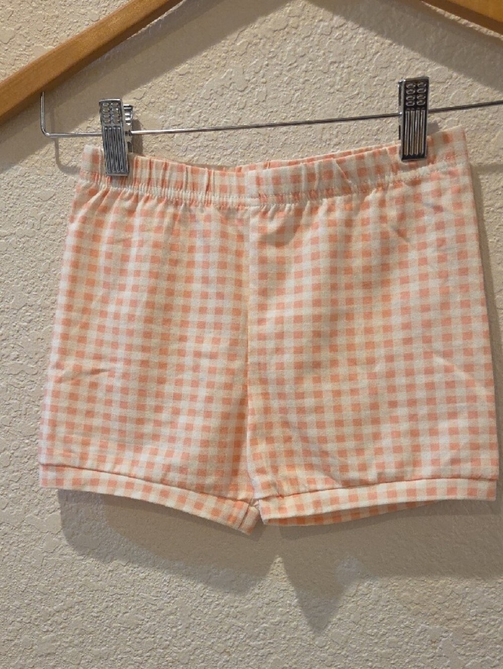 SweetHoney New without Tags Girls Light Pink & White Elastic-Waist Soft Shorts - Picture 6 of 8